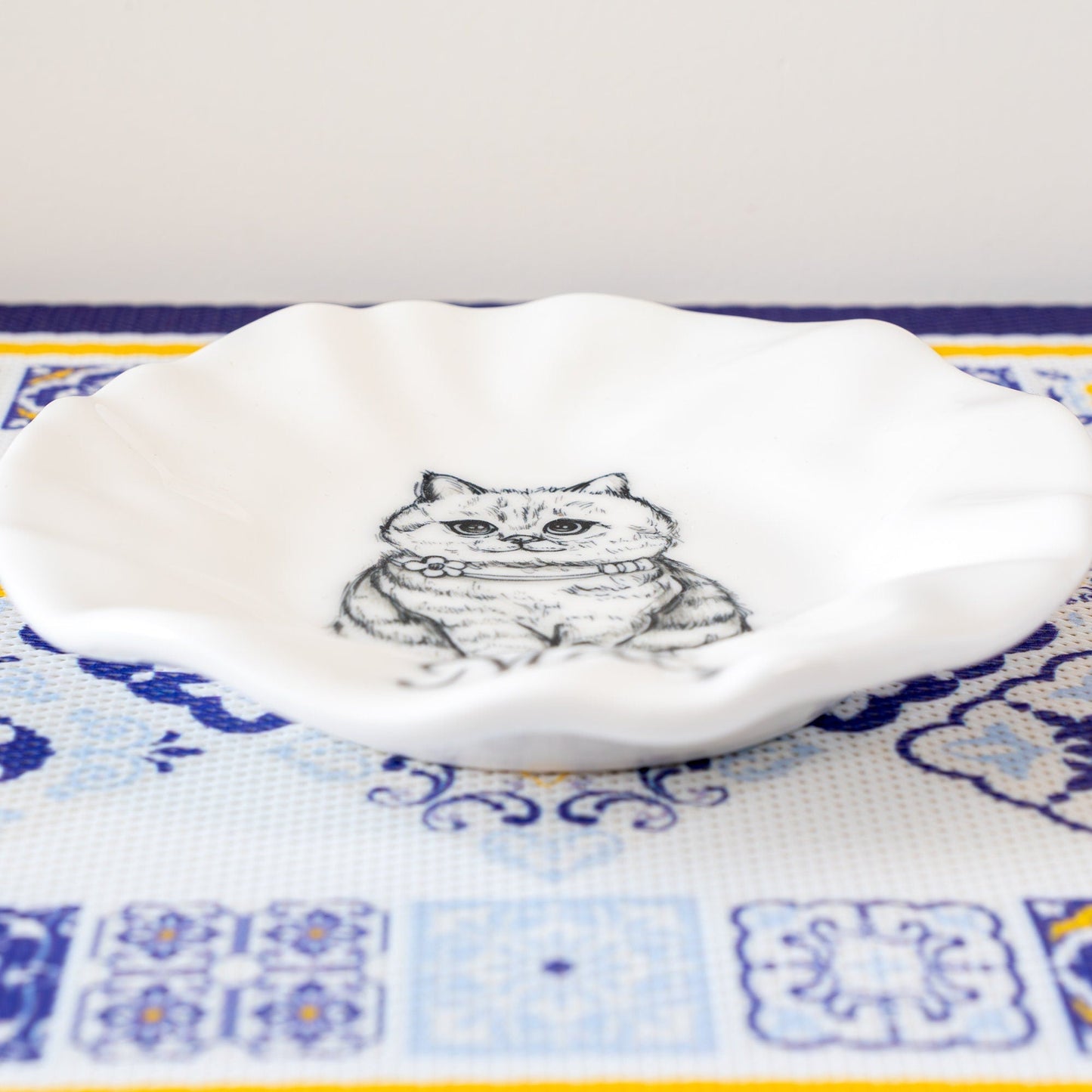 Custom Cat Portrait Dish — view 7