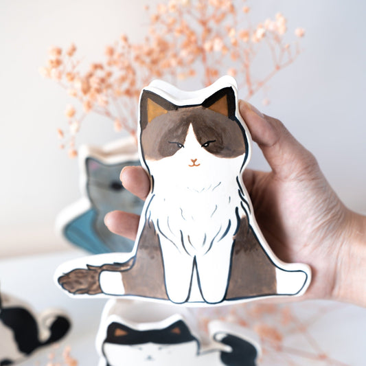 Kawaii Cat Vase — view 2
