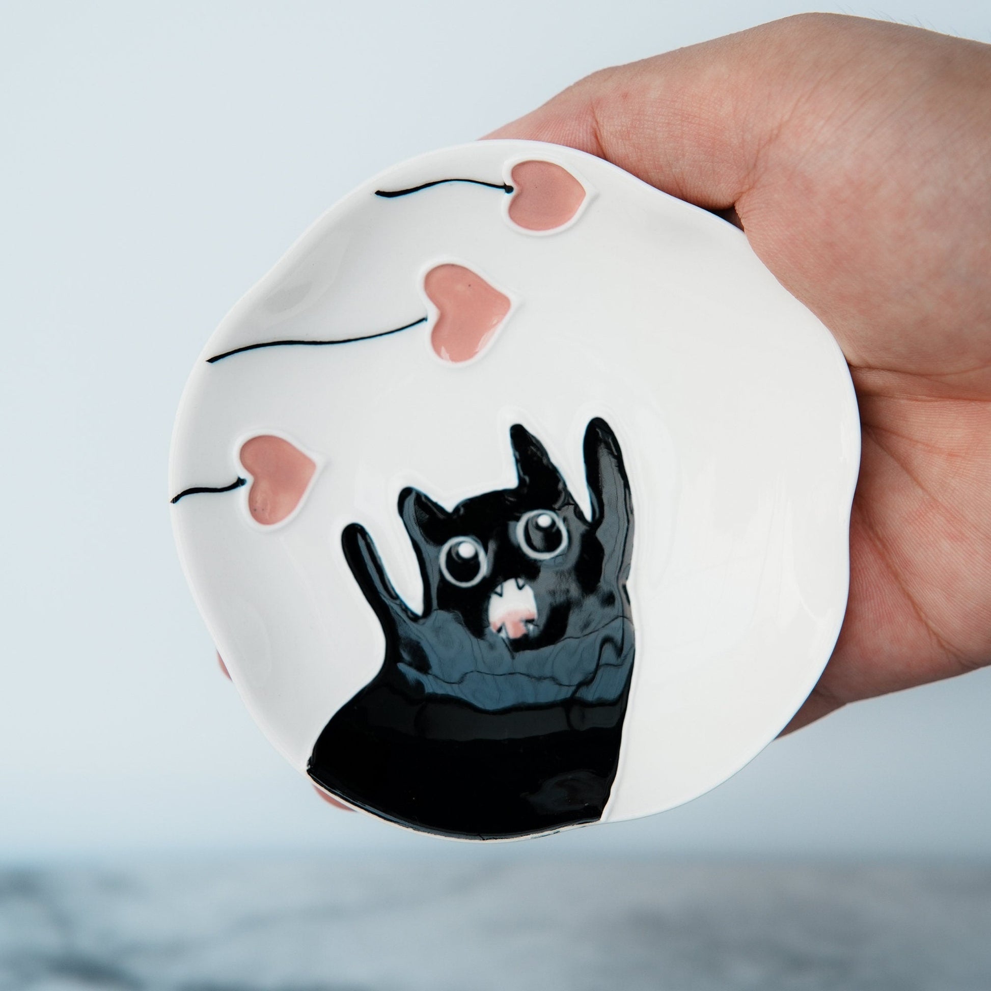 Surprise Cat Ring Dish — view 1