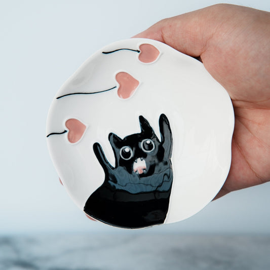 Surprise Cat Ring Dish — view 1