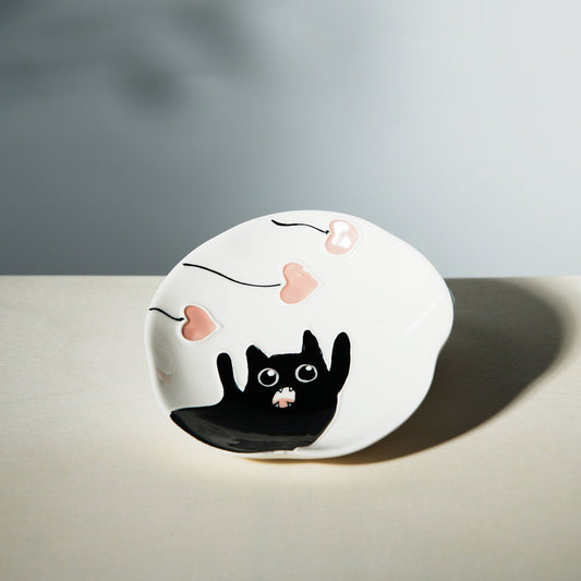 Surprise Cat Ring Dish — view 2