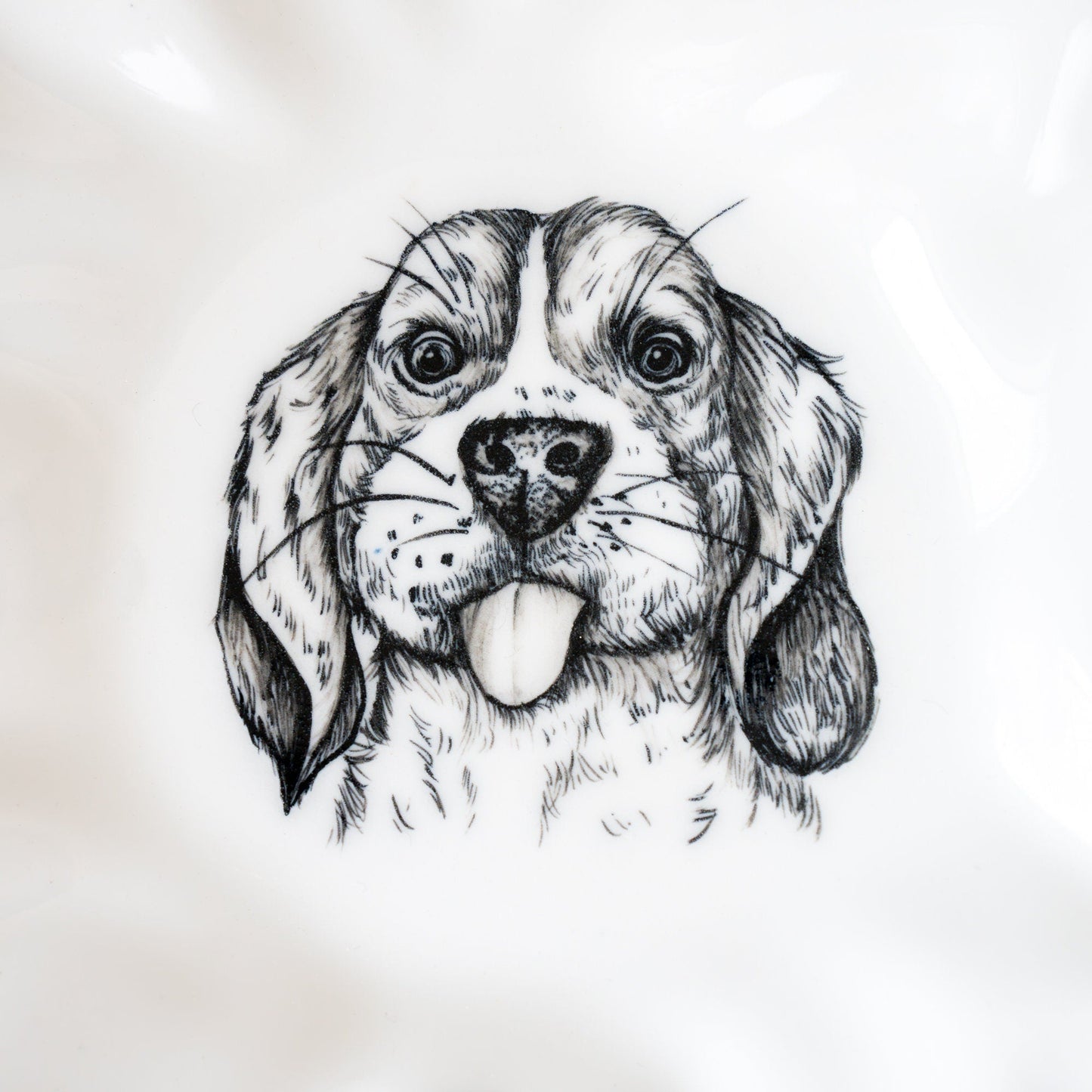 Custom Dog Portrait Dish — view 4