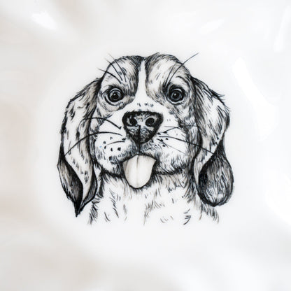 Custom Dog Portrait Dish — view 4