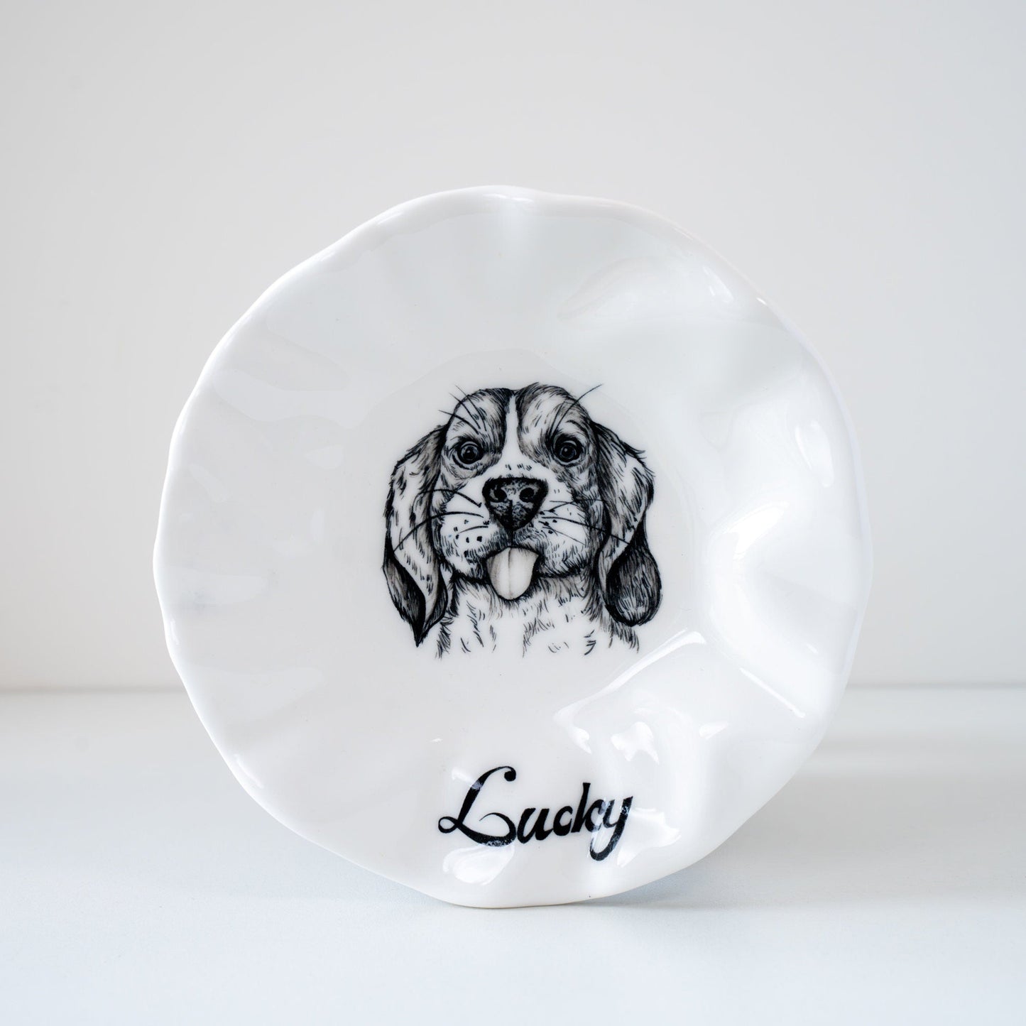 Custom Dog Portrait Dish — view 6