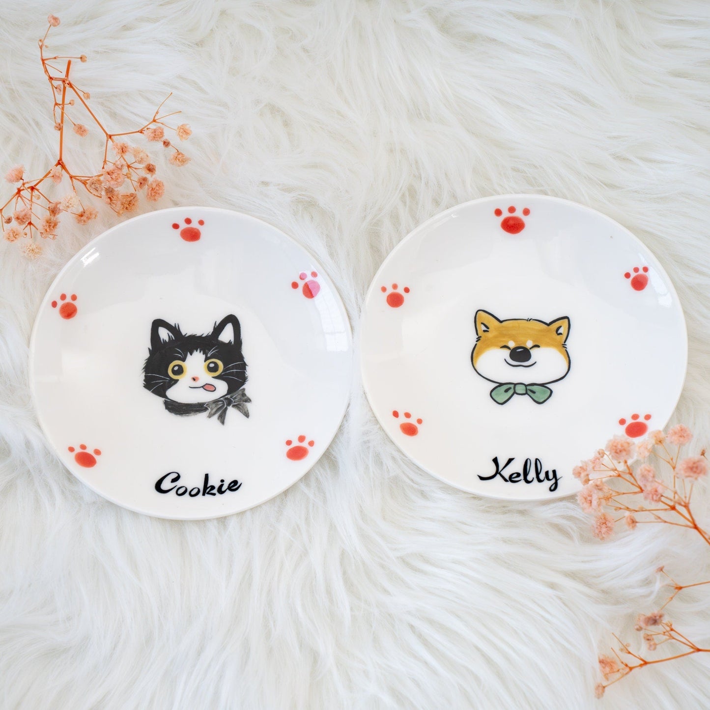 Custom Kawaii Pet Bowl — view 1