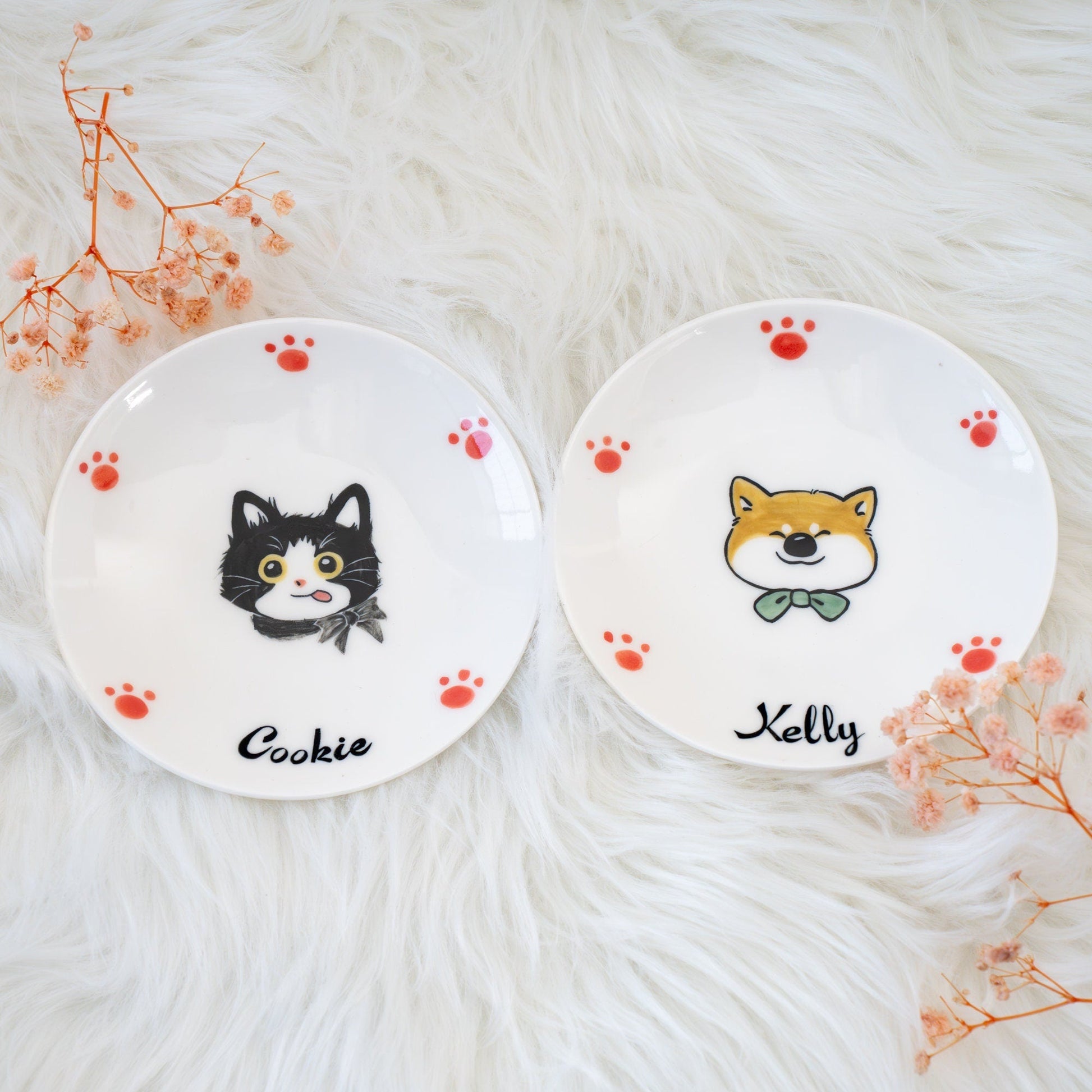 Custom Kawaii Pet Bowl — view 1