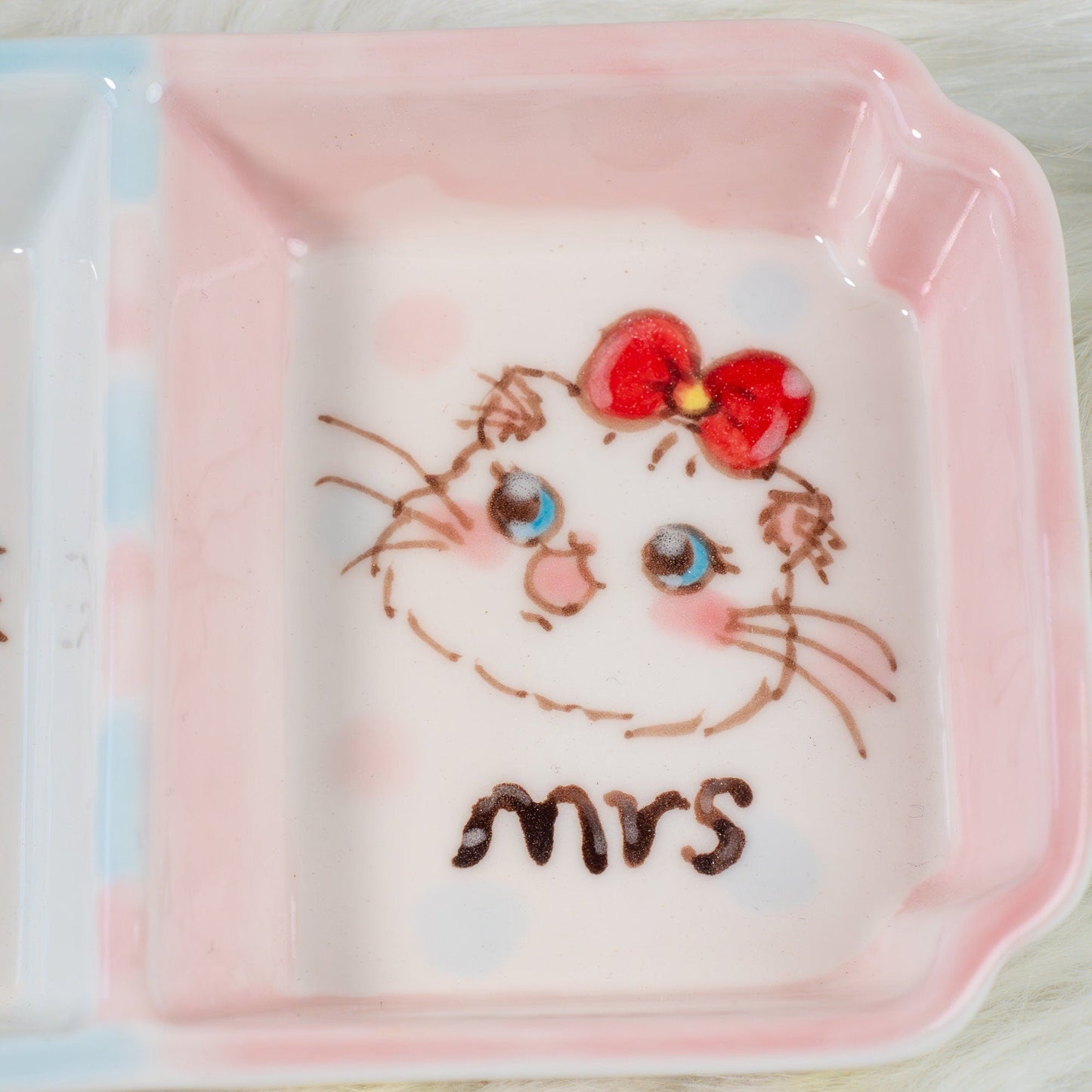 Mr & Mrs Cat Ring Dish — view 6