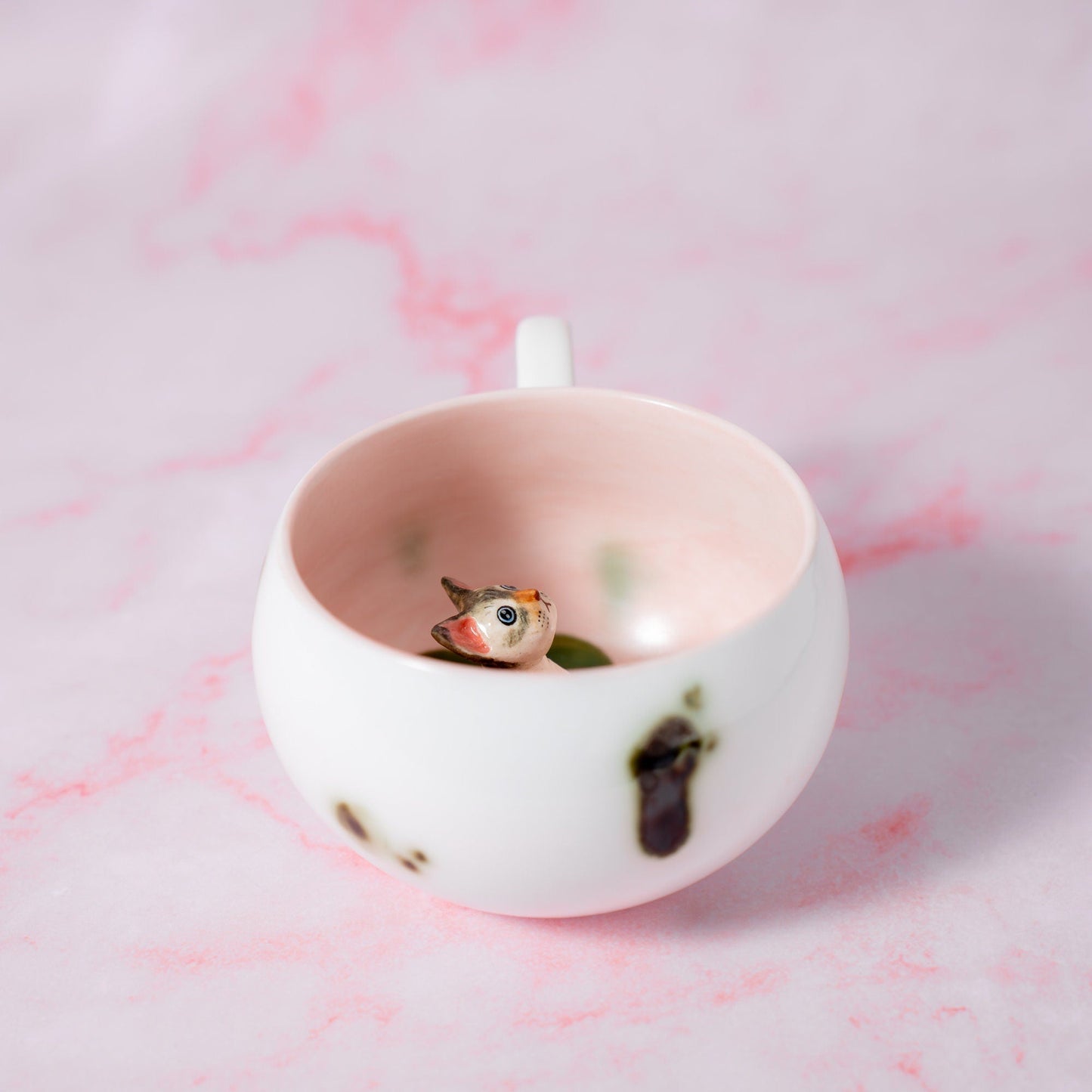 Peekaboo Cat Figure Mug — view 5