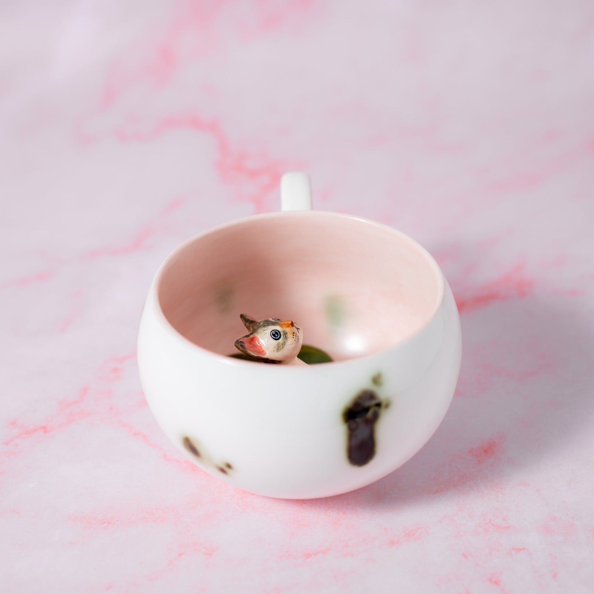 Peekaboo Cat Figure Mug — view 5