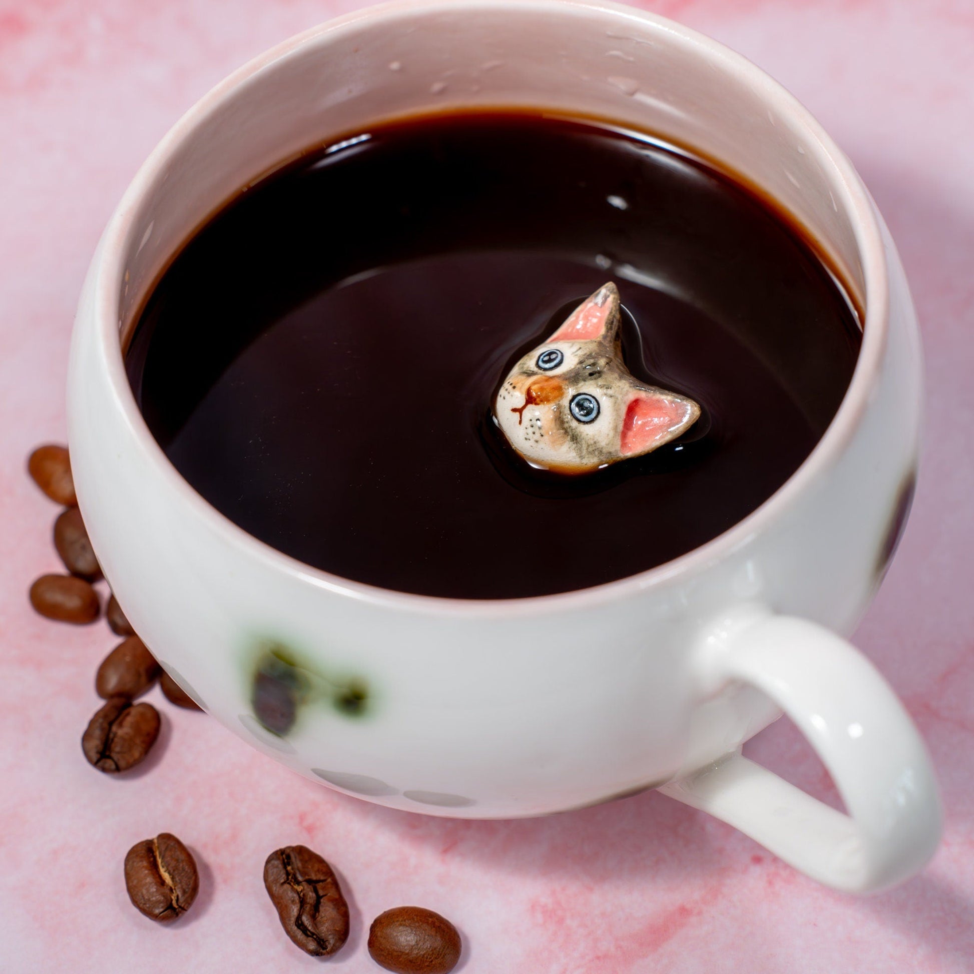 Peekaboo Cat Figure Mug — view 6