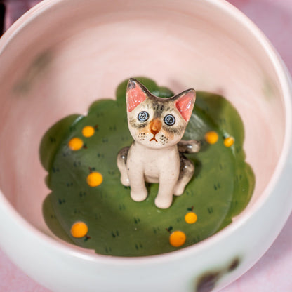 Peekaboo Cat Figure Mug — view 8