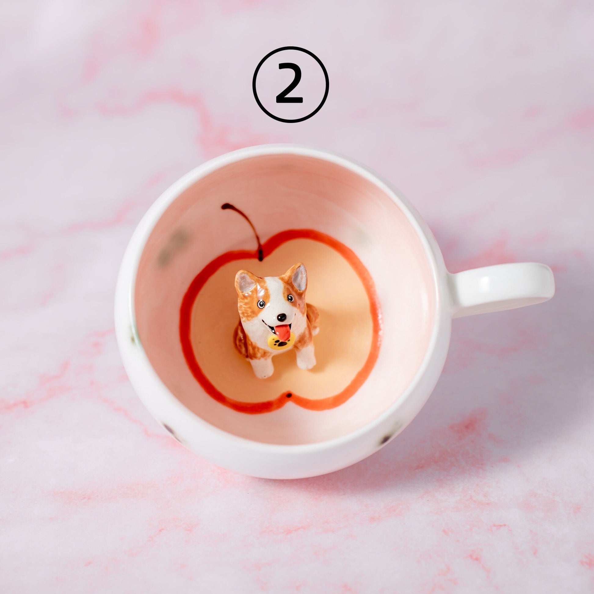 Pet Figure Cappuccino Mug — view 3