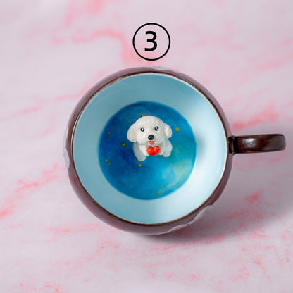 Pet Figure Cappuccino Mug — view 4