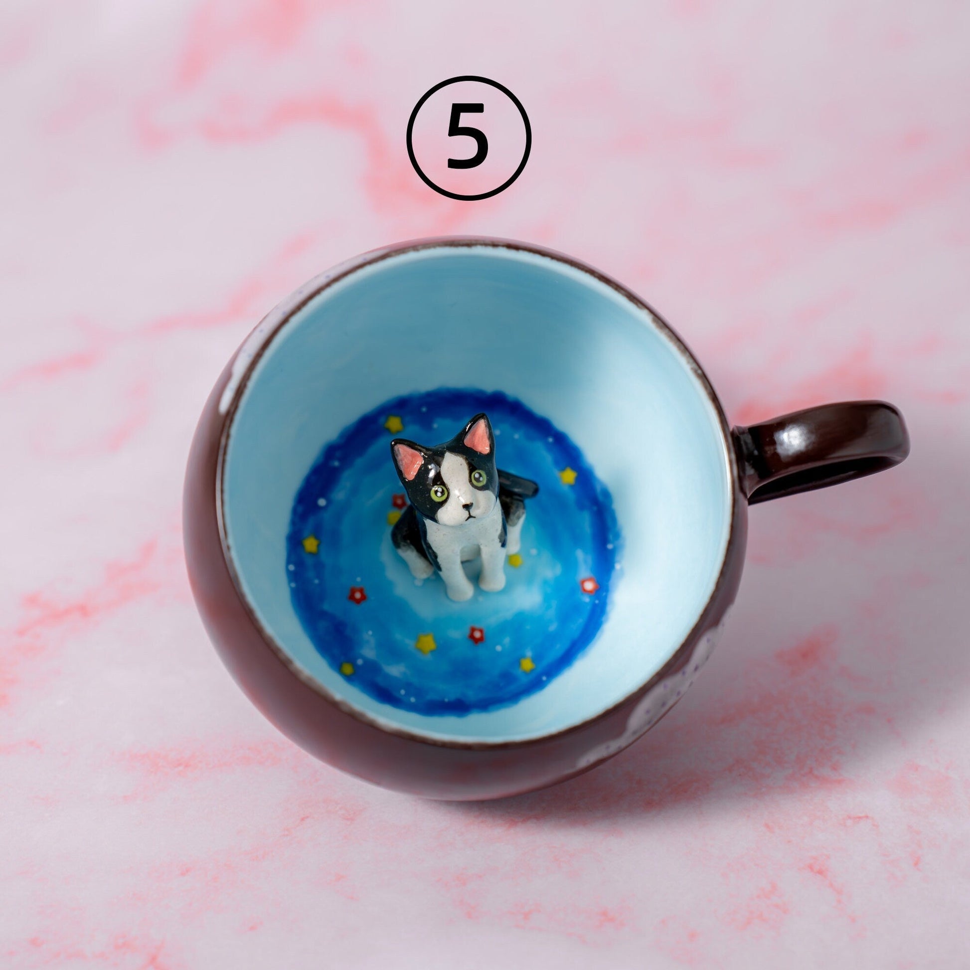 Pet Figure Cappuccino Mug — view 6