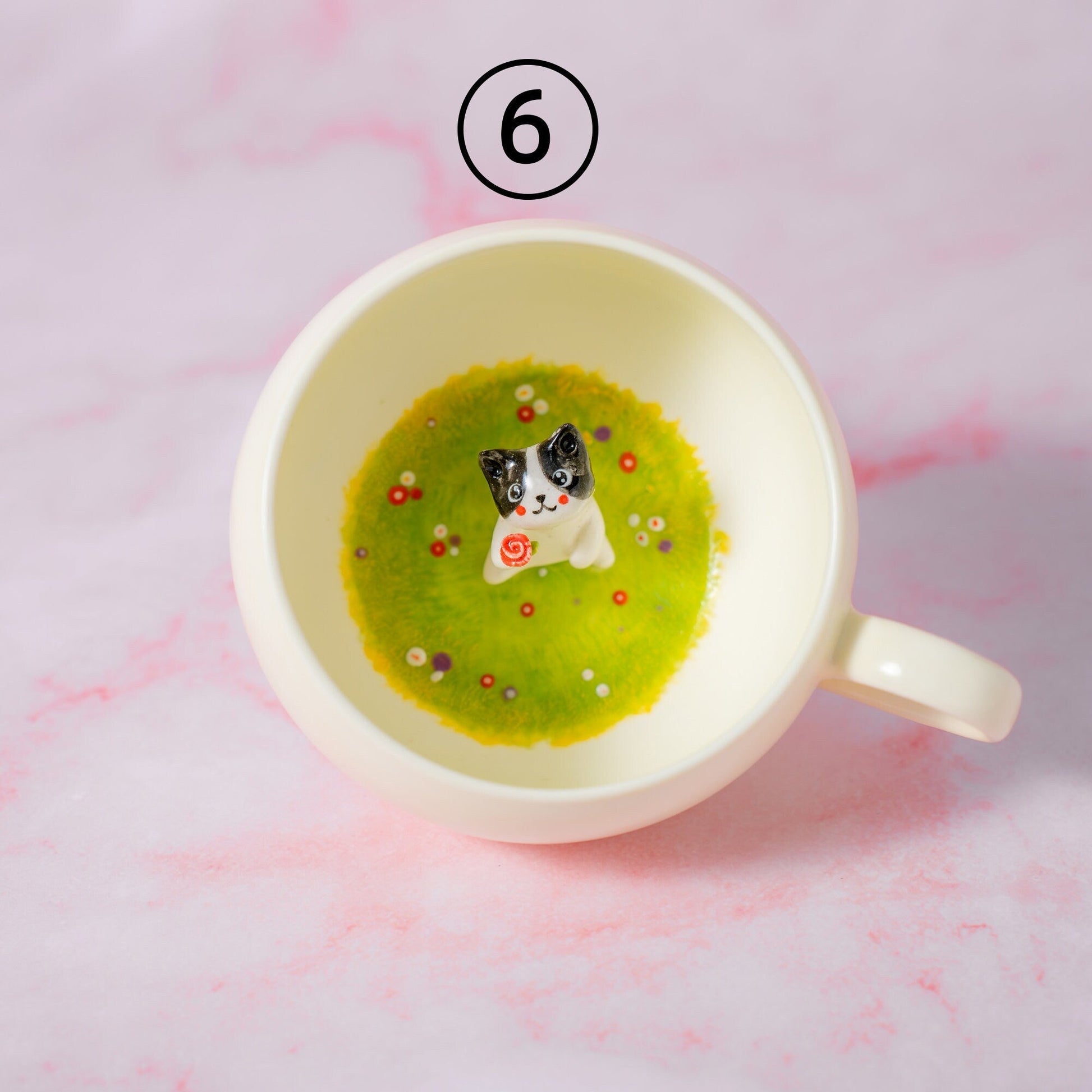 Pet Figure Cappuccino Mug — view 7