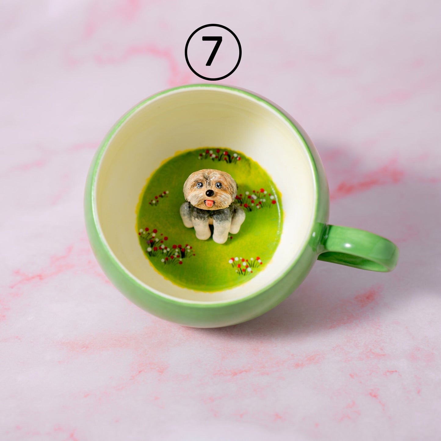 Pet Figure Cappuccino Mug — view 8