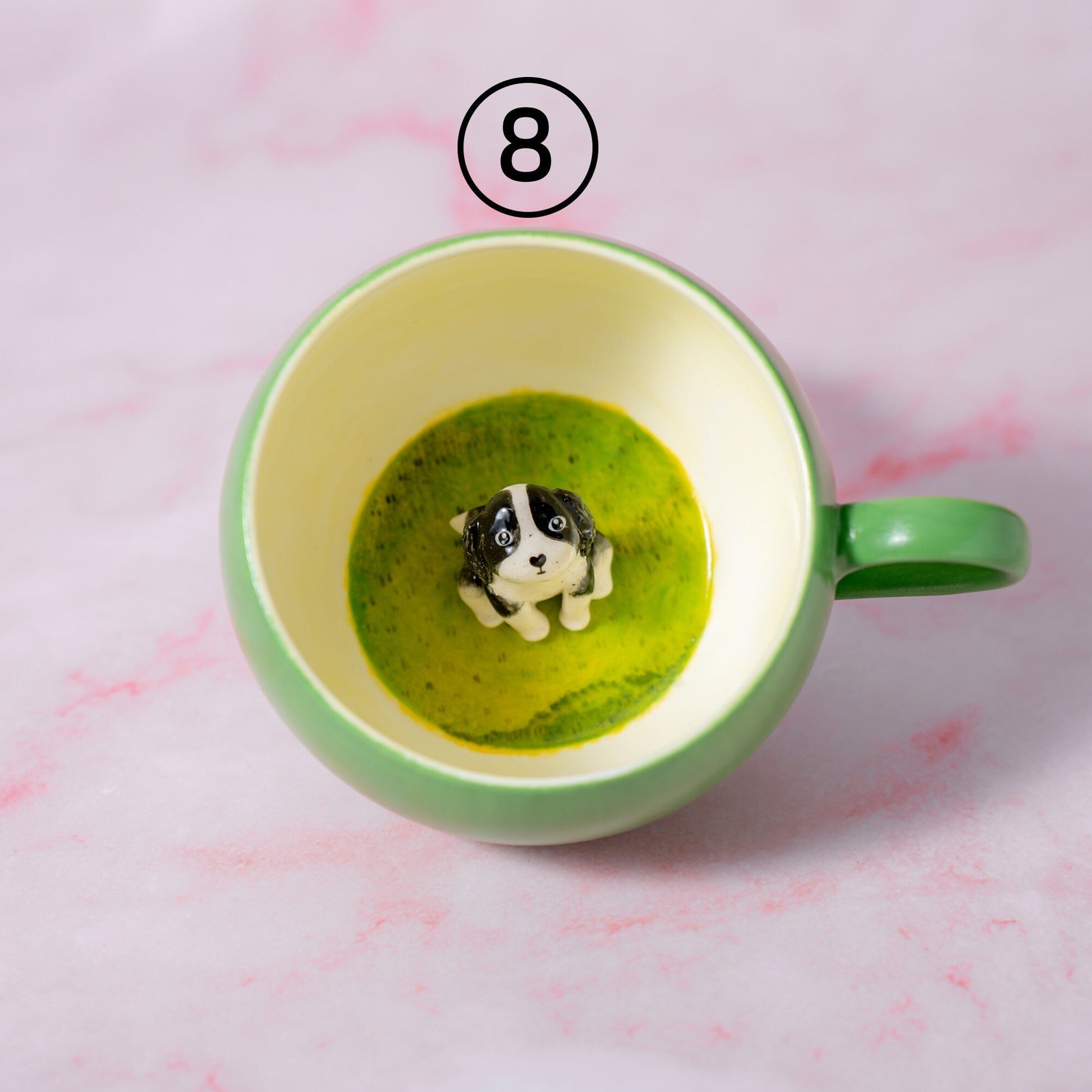Pet Figure Cappuccino Mug — view 9