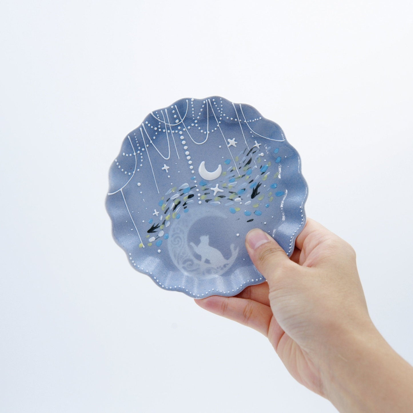 Night Sky Cat Mug & Saucer Set — view 6