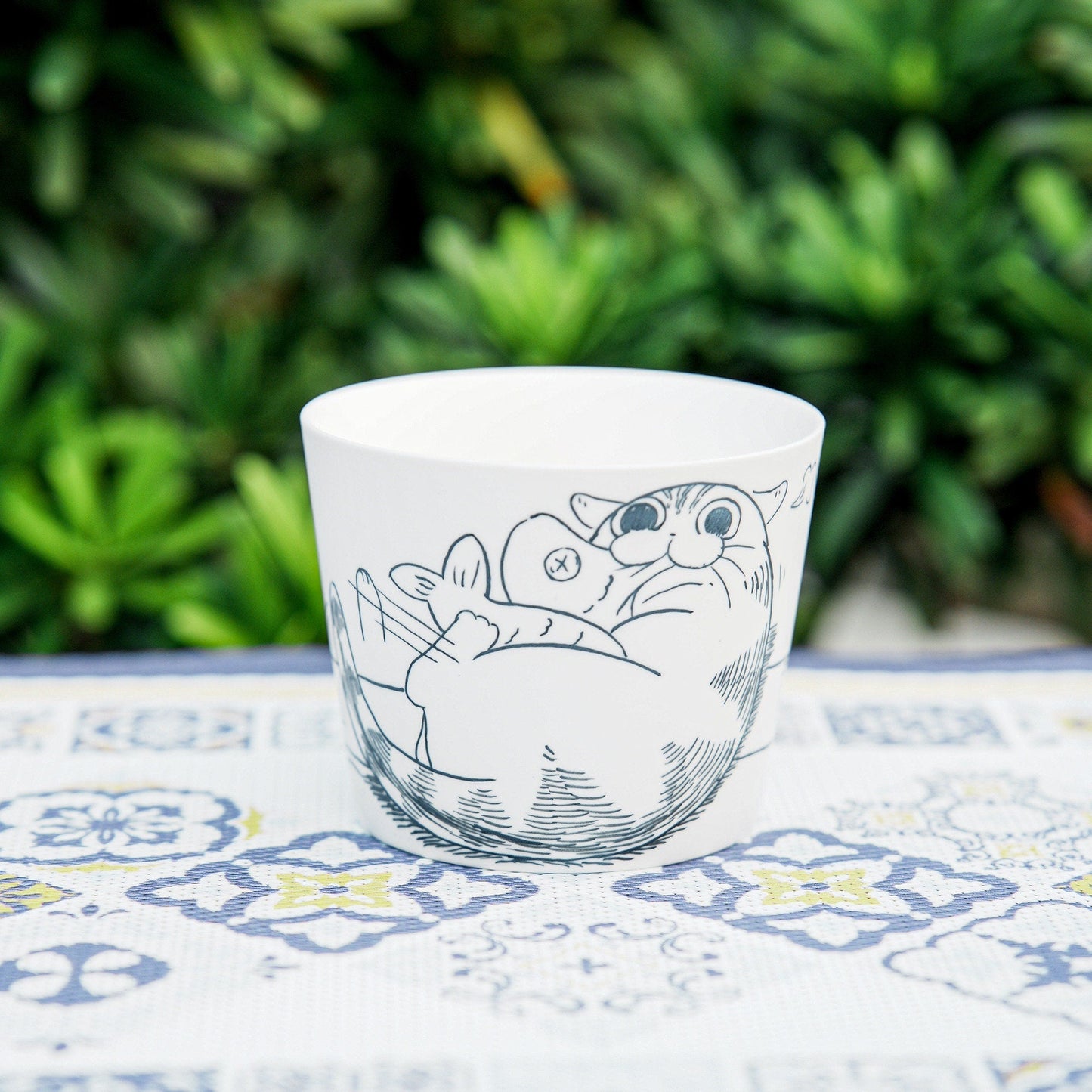 Cat Illustration Espresso Cup — view 5