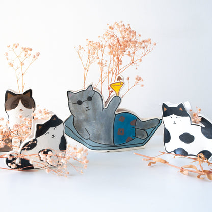 Sunglasses Cat Planter — view 3