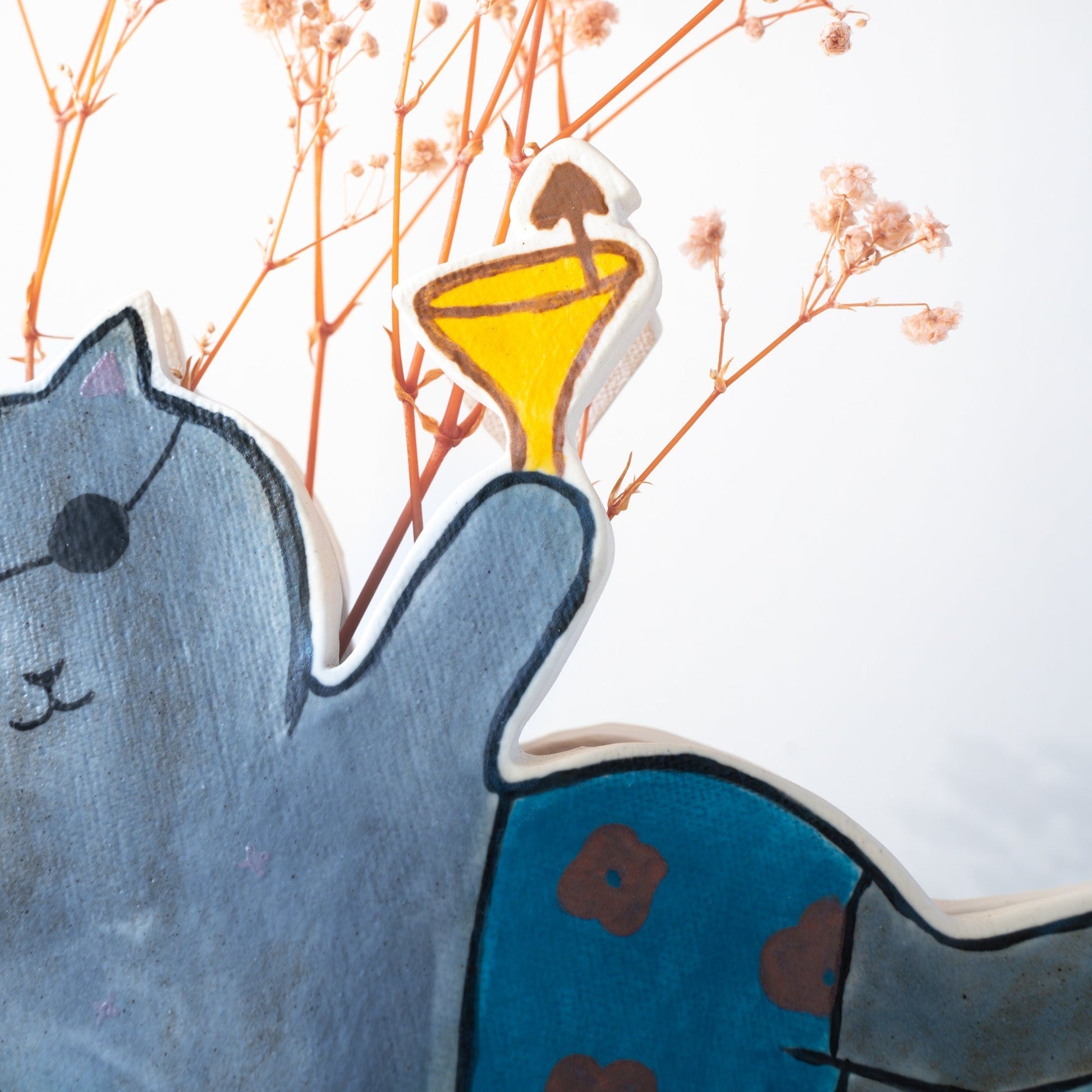 Sunglasses Cat Planter — view 5