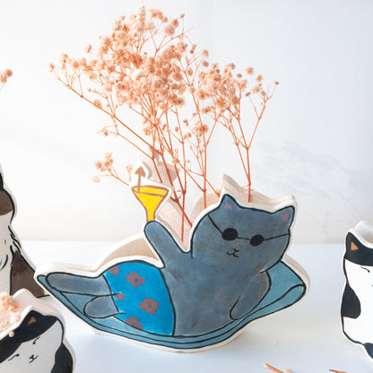 Sunglasses Cat Planter — view 7