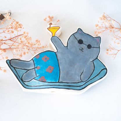 Sunglasses Cat Planter — view 9