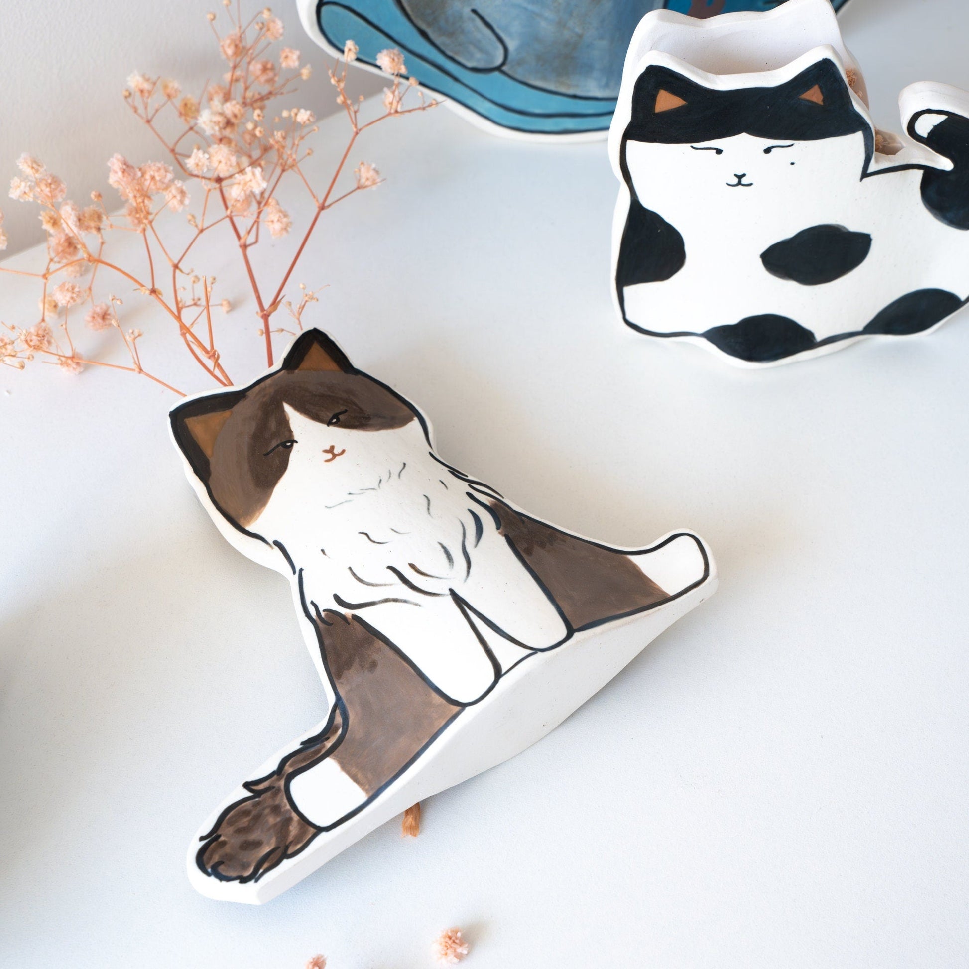 Kawaii Cat Vase — view 8