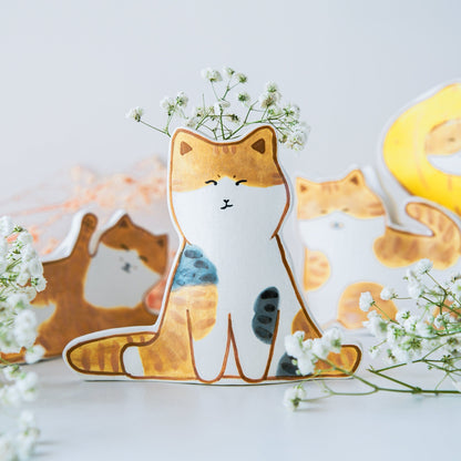 Sculptural Cat Planter — view 1
