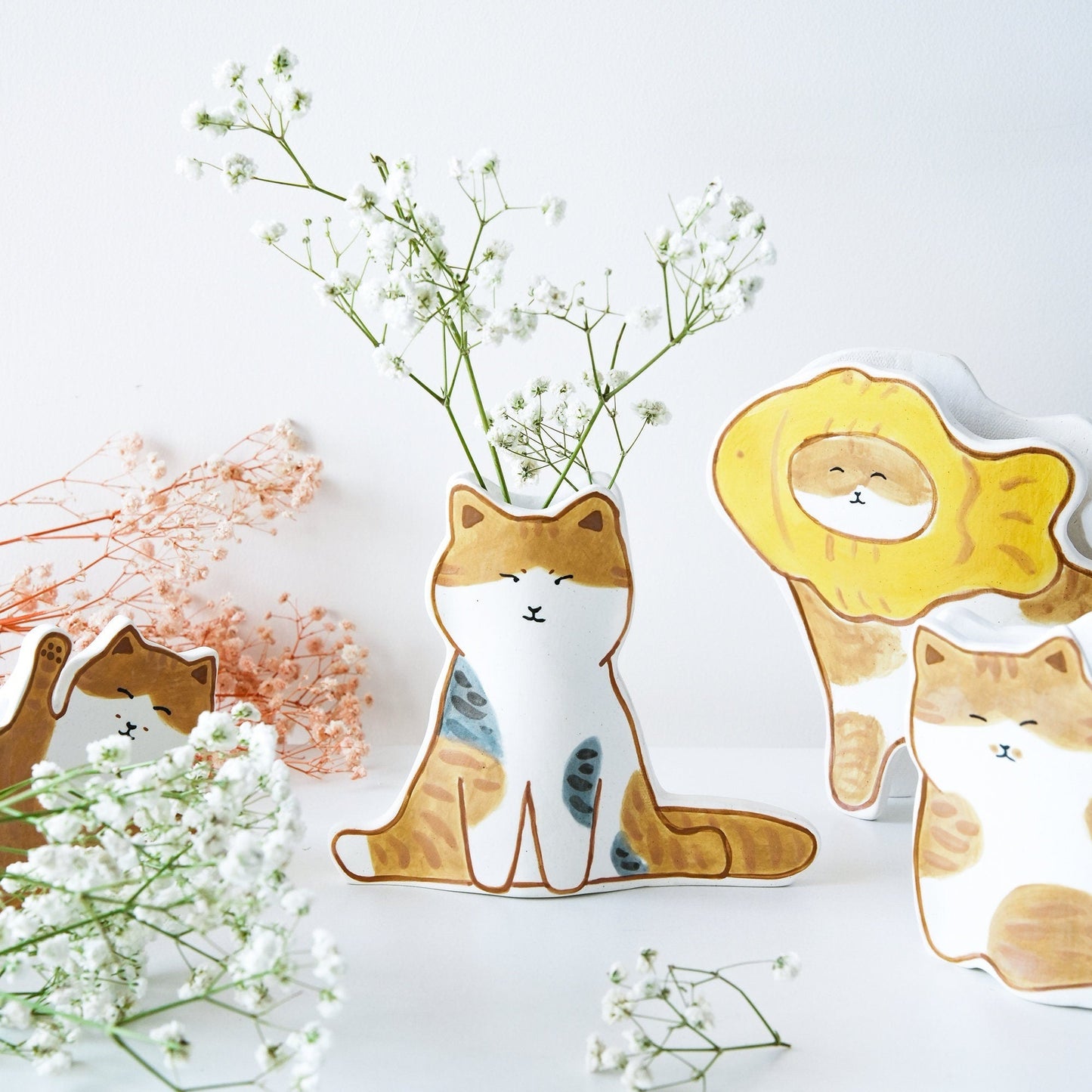 Sculptural Cat Planter — view 4