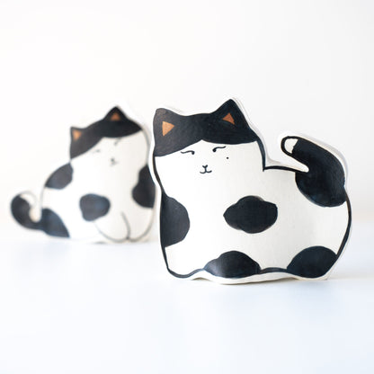 Cow Cat Ceramic Planter — view 1