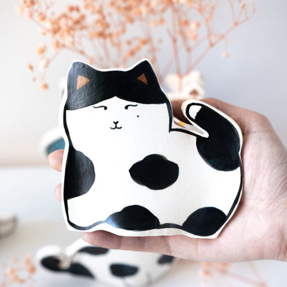 Cow Cat Ceramic Planter — view 9