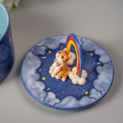 Forget-Me-Not Custom Pet Urn — view 4