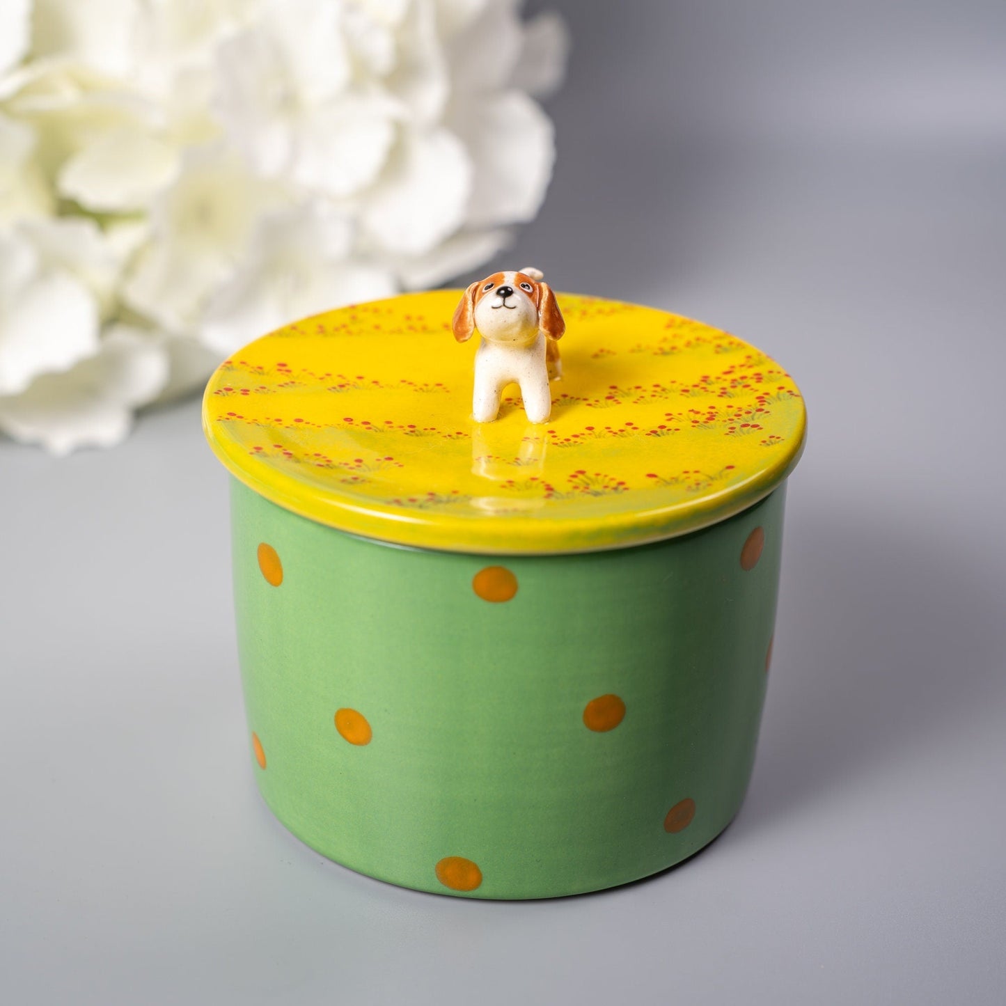 Forget-Me-Not Custom Pet Urn — view 5