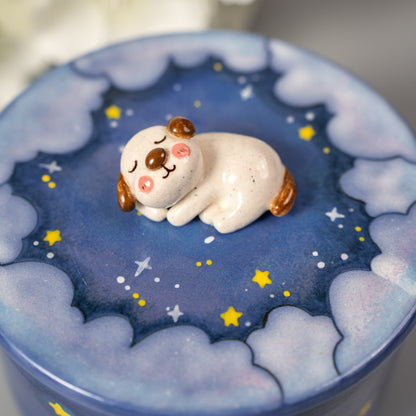 Forget-Me-Not Custom Pet Urn — view 6