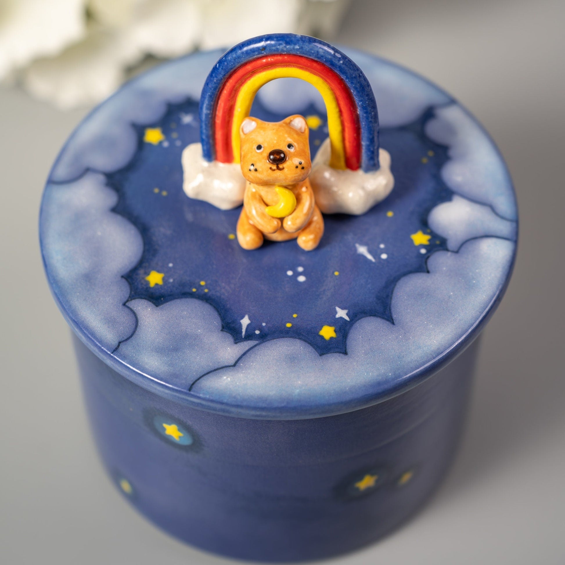 Forget-Me-Not Custom Pet Urn — view 7