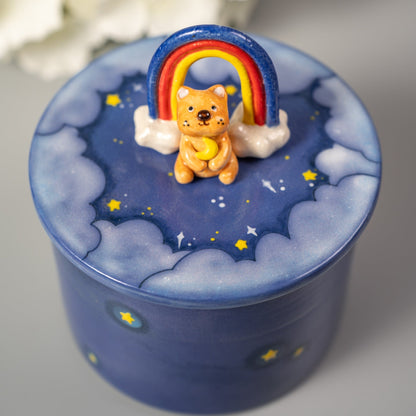 Forget-Me-Not Custom Pet Urn — view 7