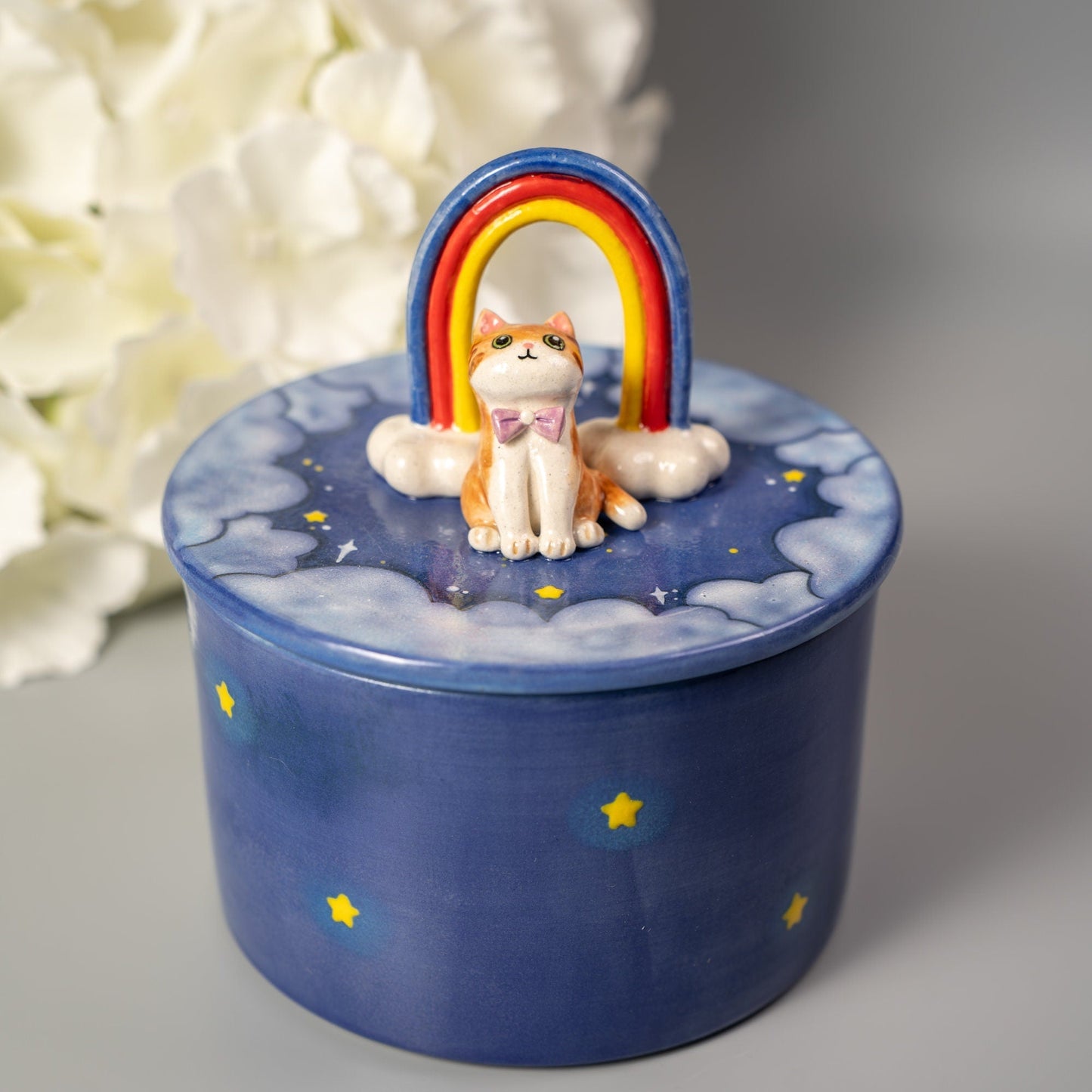 Forget-Me-Not Custom Pet Urn — view 8