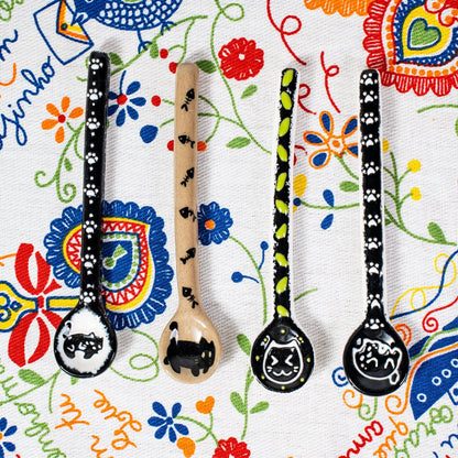 Cartoon Cat Ceramic Spoons — view 6