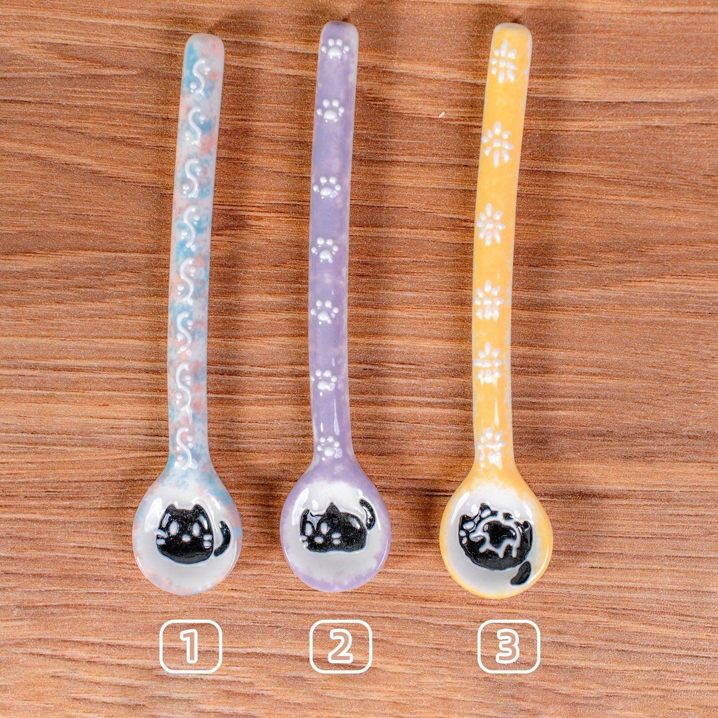 Cartoon Cat Ceramic Spoons — view 7