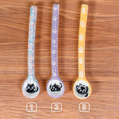 Cartoon Cat Ceramic Spoons — view 7