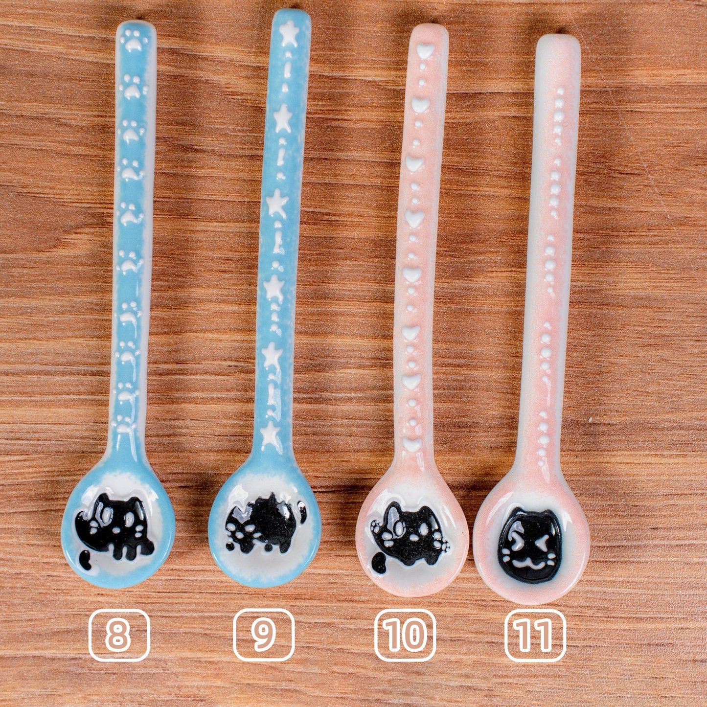 Cartoon Cat Ceramic Spoons — view 9