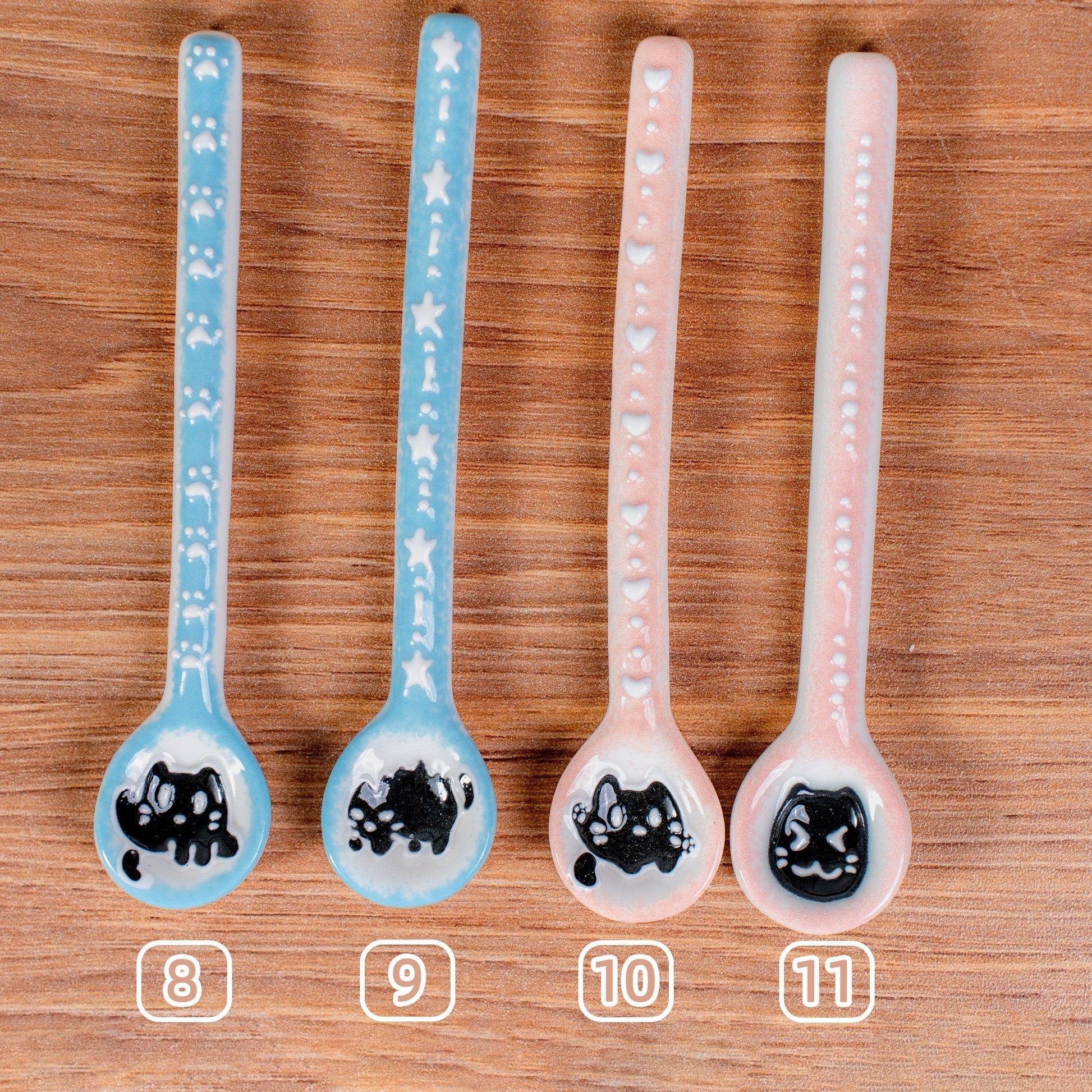 Cartoon Cat Ceramic Spoons — view 9