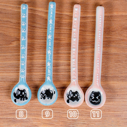 Cartoon Cat Ceramic Spoons — view 9