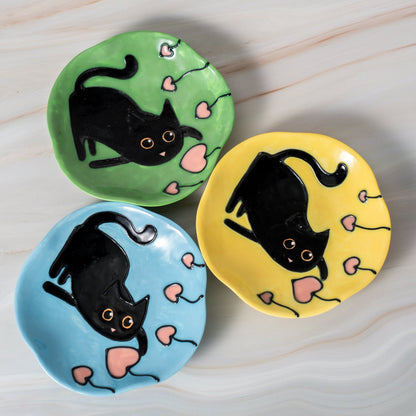 Rainbow Cat Ring Dish — view 1