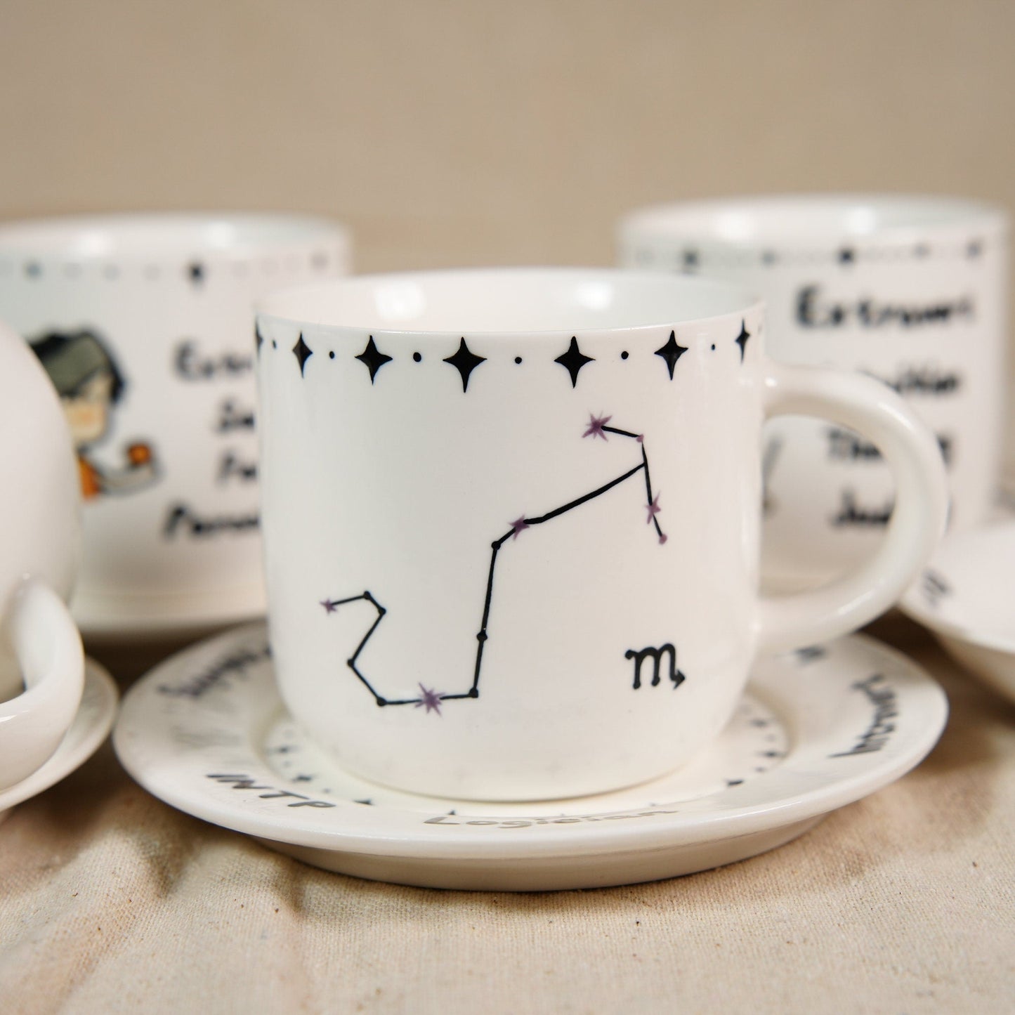 Custom MBTI Mug & Dish — view 7