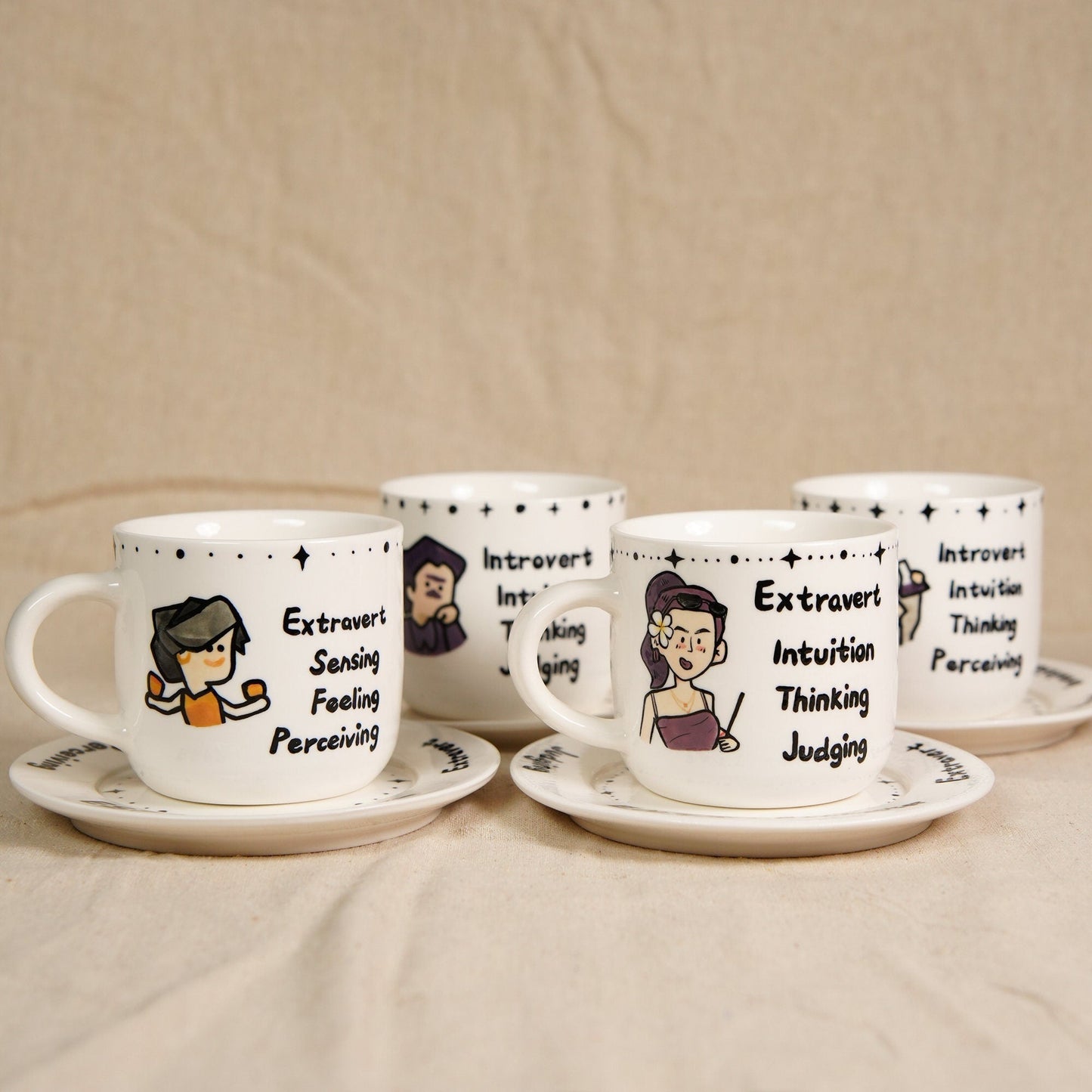 Custom MBTI Mug & Dish — view 8