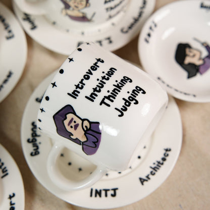 Custom MBTI Mug & Dish — view 10
