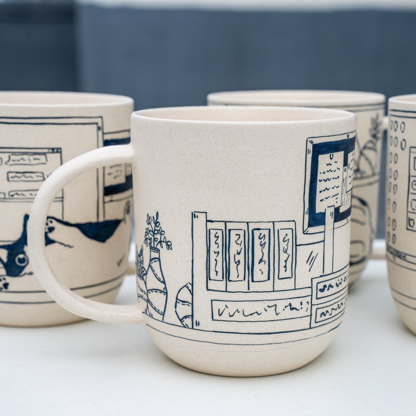Leisurely Cat 17 oz Mug — view 8