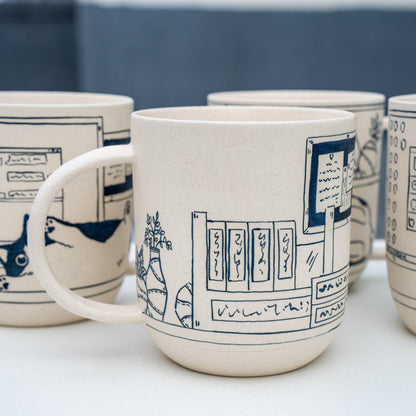 Leisurely Cat 17 oz Mug — view 8